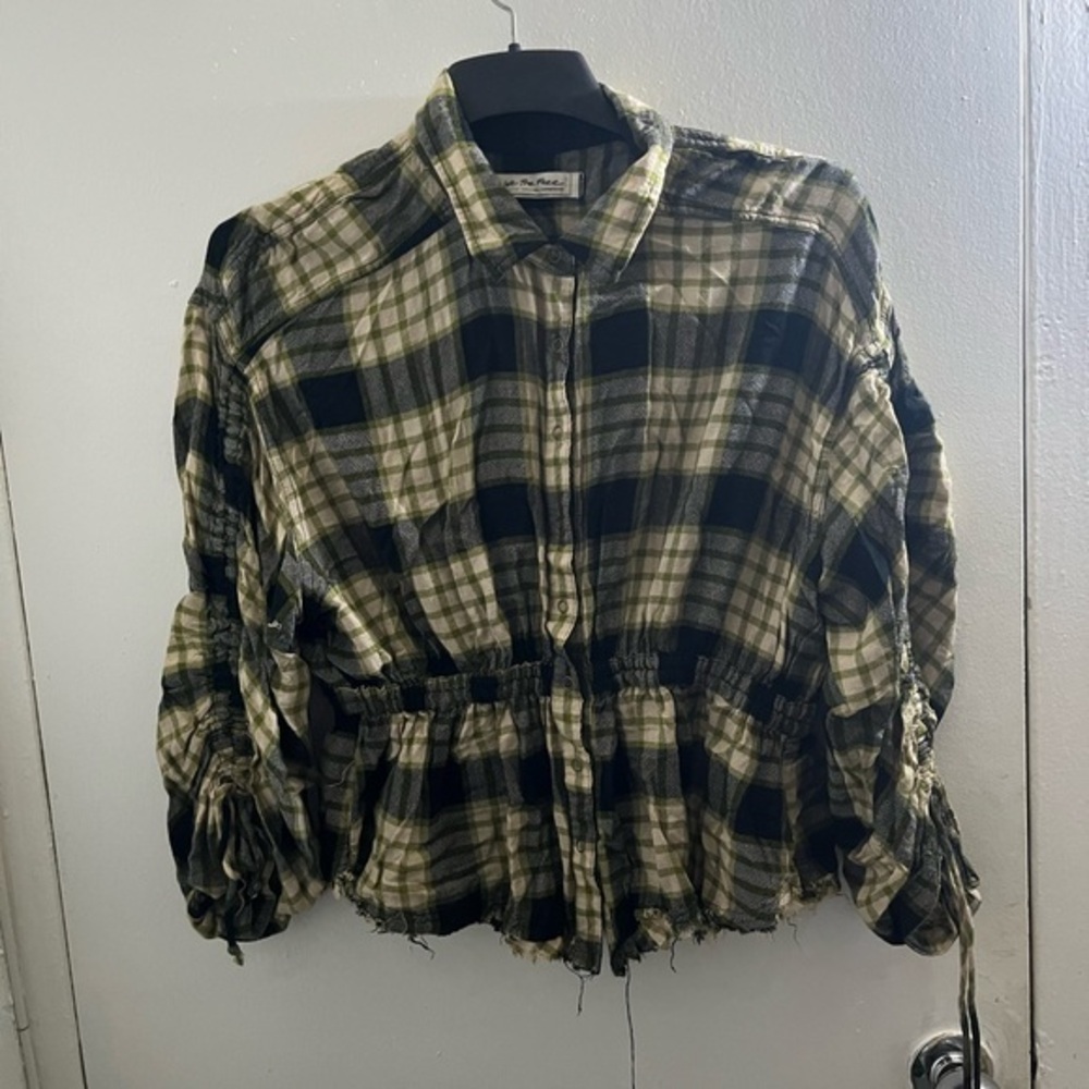 We the free flannel cabin core Women's shirt